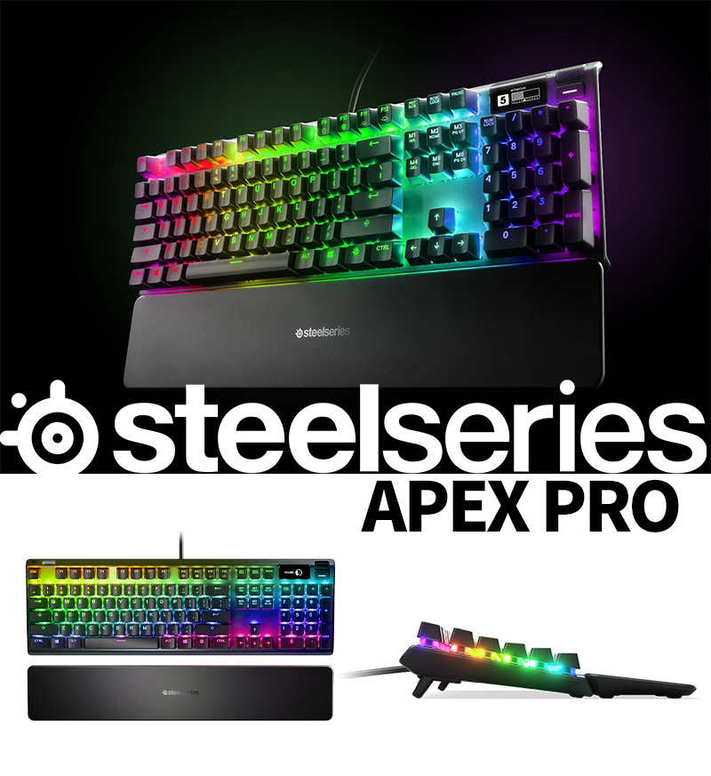 跑跑跑一鍵向前跑！SteelSeries APEX PRO 機械式鍵盤最強折扣第二波