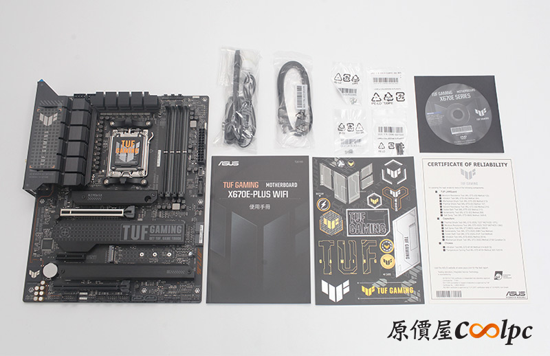 新品促銷+開箱】萬元內最頂軍裝誰敢嘴? 華碩TUF GAMING X670E-PLUS主機