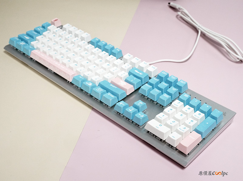 開箱+新品贈禮】海盜船K60 Pro Sweet Sky 機械式鍵盤上市！愛之船首度