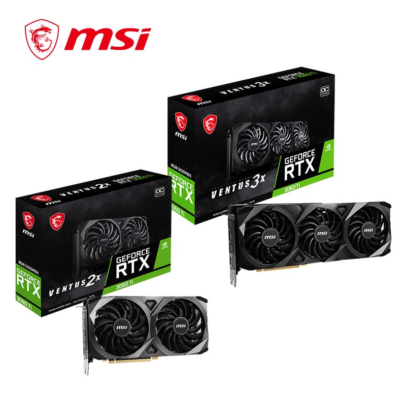 感謝価格 MSI RTX 8G 3060 Ti GeForce VENTUS Ti MSI 2X 8GD6X OC