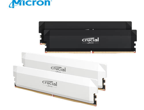 美光Micron Crucial PRO 超頻 DDR5 雙通道記憶體/散熱片