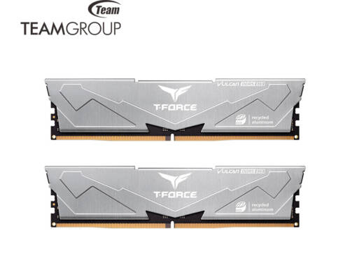 TEAM十銓 T-Force Vulcan ECO〈銀〉DDR5 16Gx2 記憶體