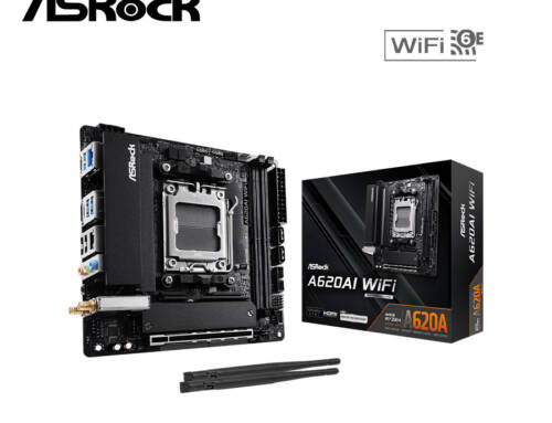 ASRock華擎 A620AI WiFi【ITX/AM5腳位】主機板