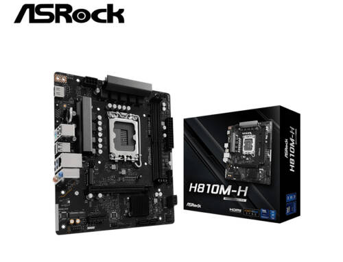 ASRock華擎 H810M-H【M-ATX/1851腳位】主機板