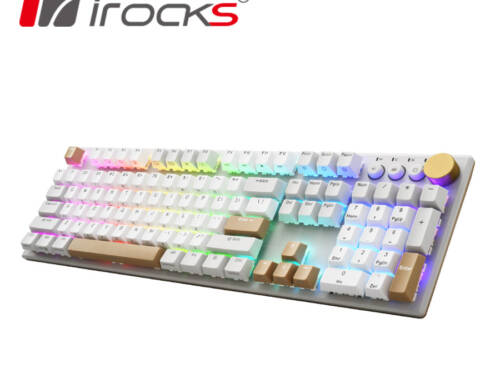 iRocks K74R PRO 無線三模機械式鍵盤〈鉑金灰〉中文
