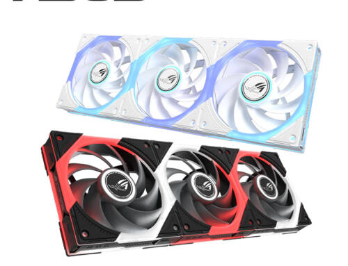 華碩 ROG EURUX GR120 ARGB〈黑、白〉一入/三入組/12cm風扇/正反向